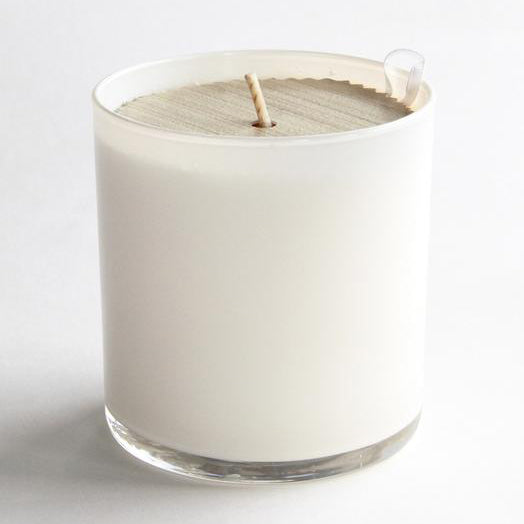 11 oz. Scented Natural Soy Wax Candle White Glass Tumbler