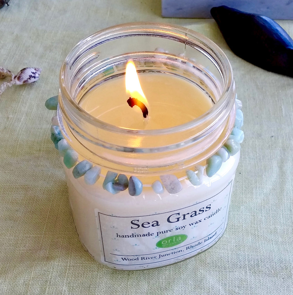 Lemon Zest & Thyme Scented Soy Candle