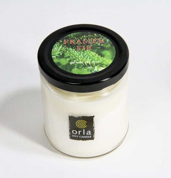 9 oz. salsa jar style natural soy wax candle Orla Soy Candle Rhode Island